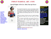 Tablet Screenshot of indianmartialart.com